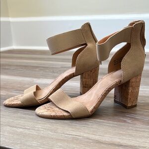 AEROSOLES Tan Heeled Sandals